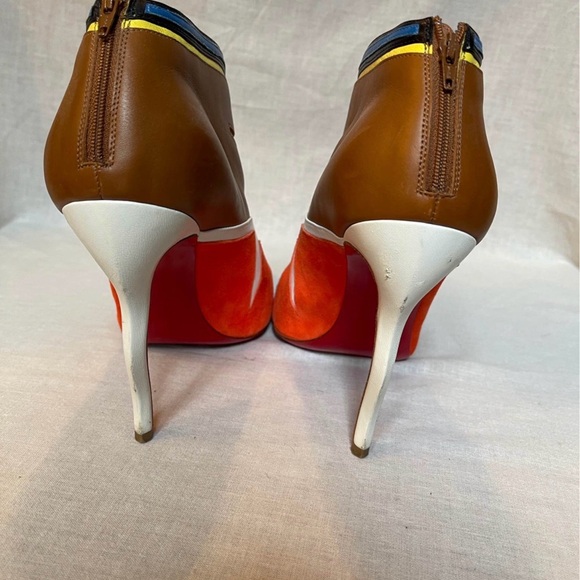 Christian Louboutin Rare Multicolor Tribalou Ankle Boots – Collector’s Piece - Picture 5 of 7